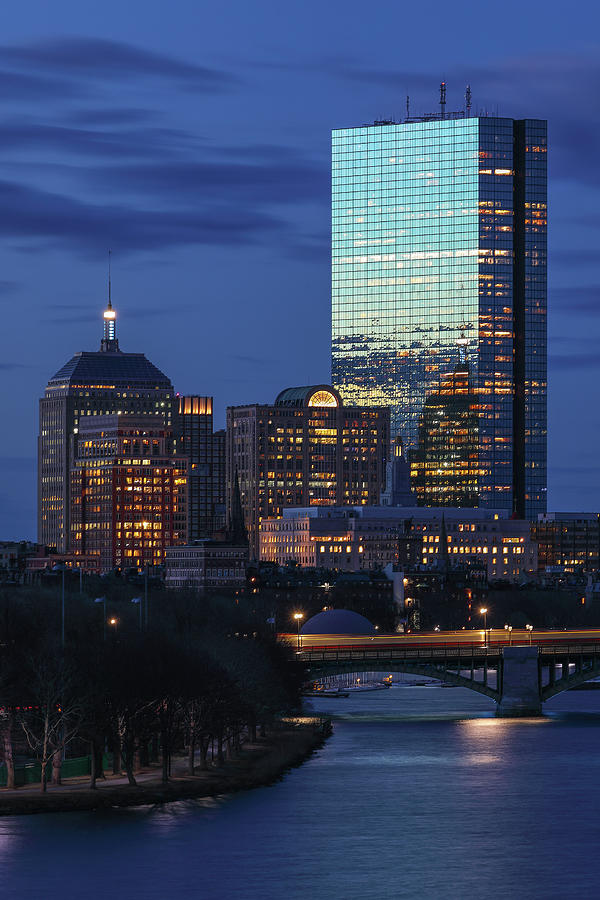 Charles River and 200 Clarendon  Photograph by Juergen Roth
