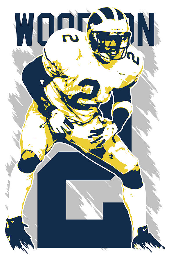 Charles Woodson Digital Art by Kyle Millar - Pixels Merch