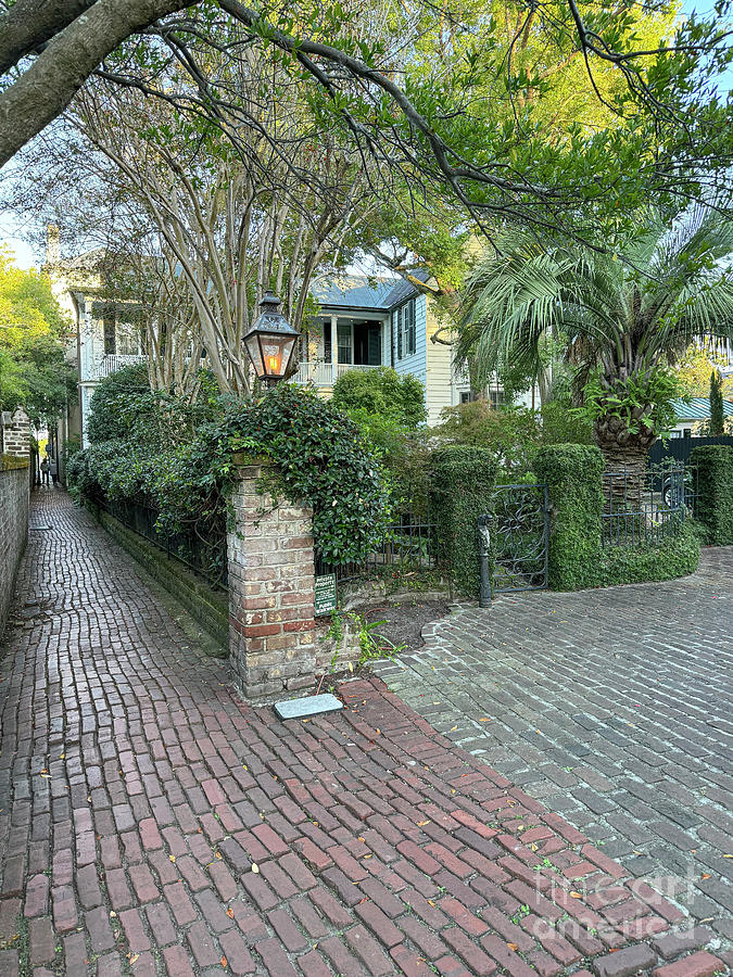 Charleston Brick Alley In October Photograph