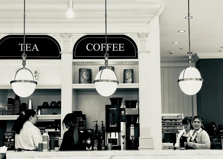 Tea Photograph - Charleston Coffee Shop by Good Focused