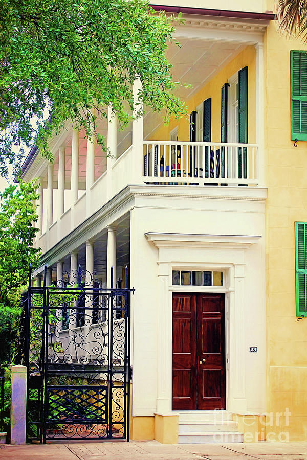 Charleston Colonial Piazza  Photograph by Sharon McConnell