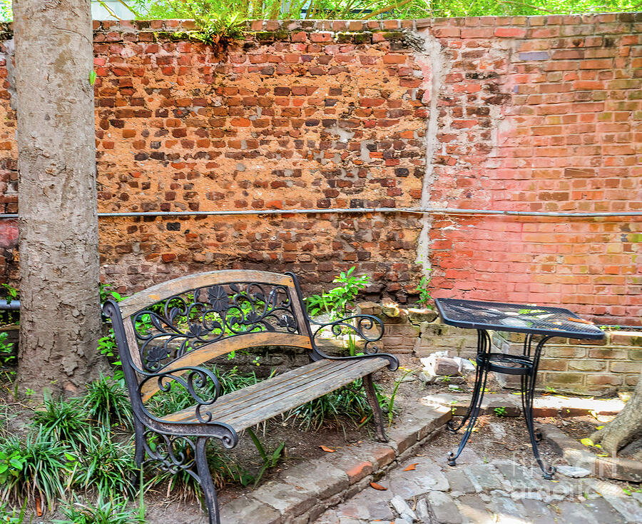 Charleston Courtyard Photograph by Randy J Heath