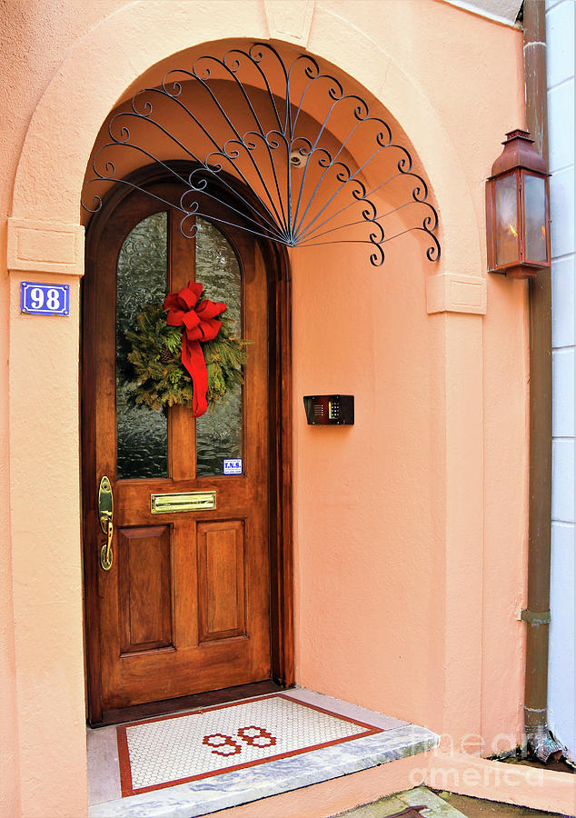 Charleston Doorway  9227 Photograph by Jack Schultz