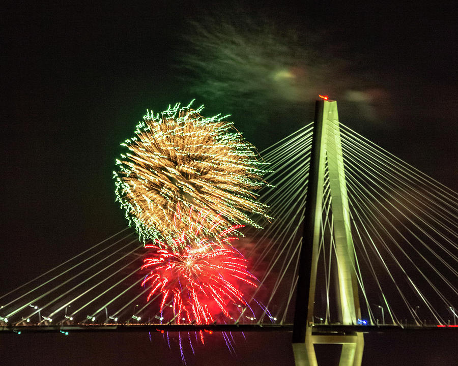 Charleston Fireworks 2 Photograph by Jenion Tyson Fine Art America