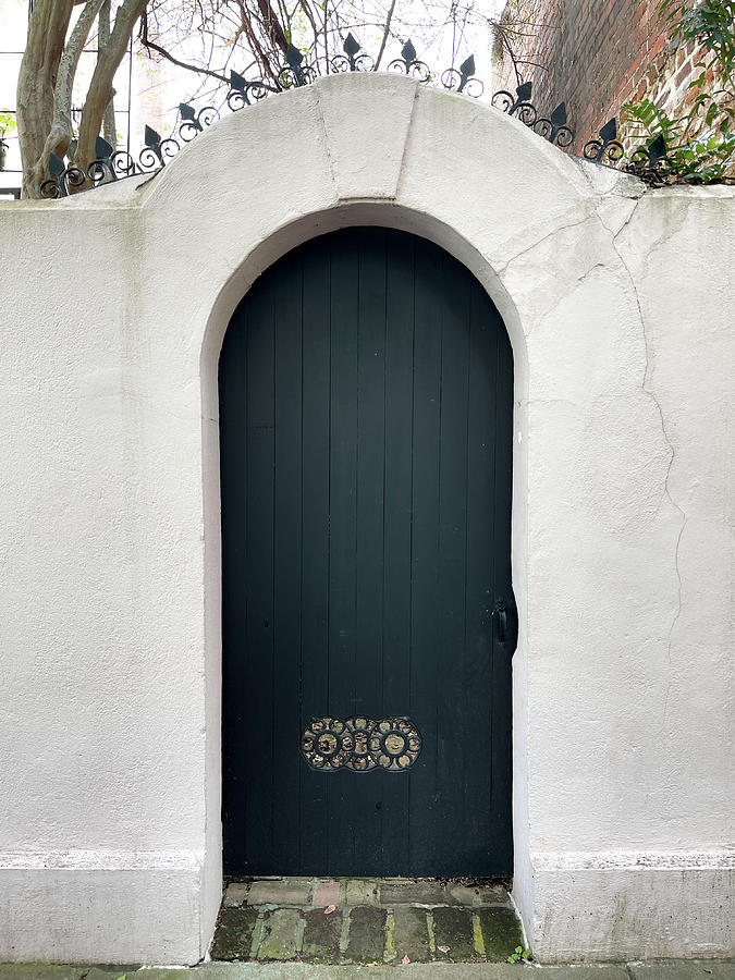 Charleston Garden Door, South Carolina Photograph by Dawna Moore Photography