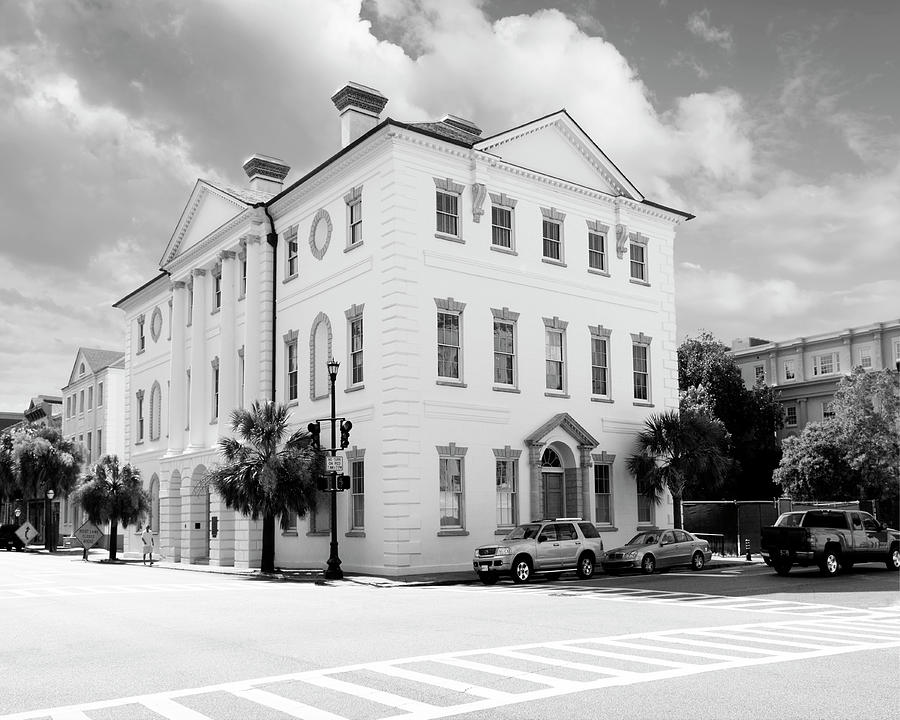 Charleston Historic Courthouse BW Photograph by Bob Pardue