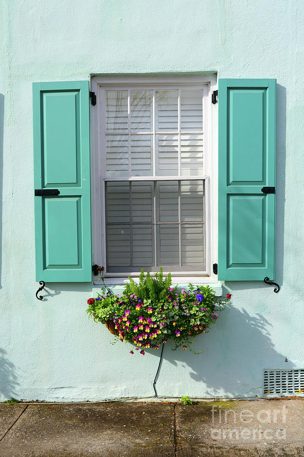 Charleston Window Box 9756 Photograph by Jack Schultz