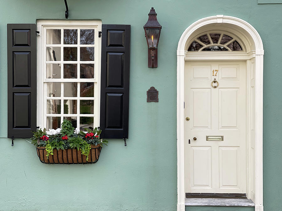 Charleston Windows and Doors, South Carolina Photograph by Dawna Moore Photography