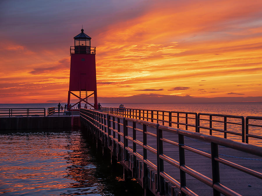 Charlevoix Lighthouse #3 Photograph by Sheila Murphy