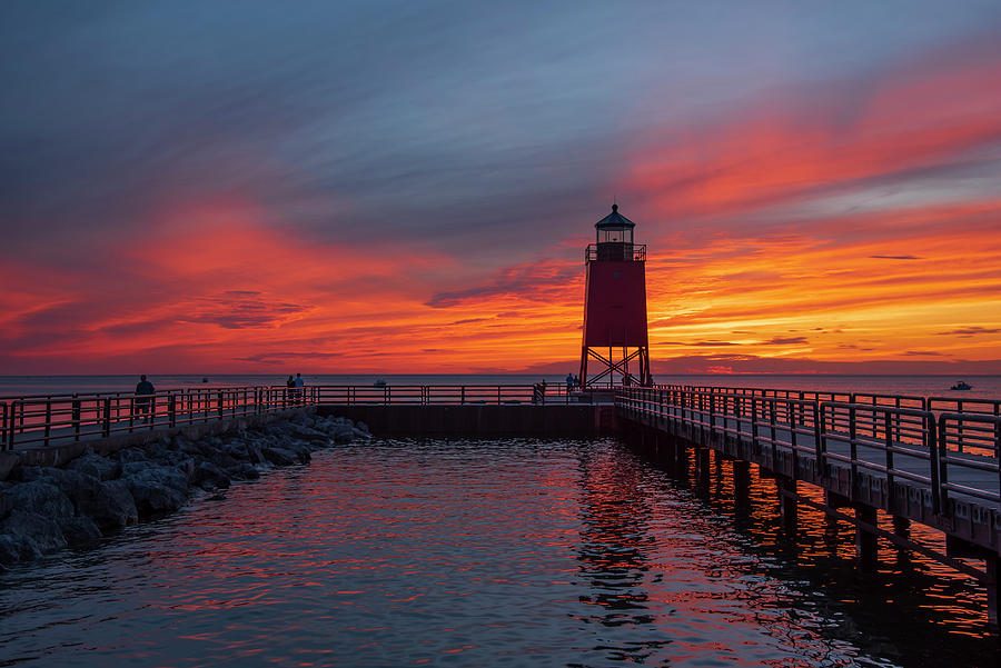 Charlevoix Lighthouse #4 Photograph by Sheila Murphy