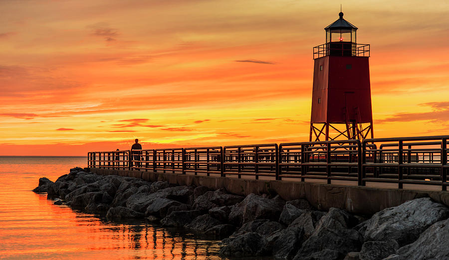 Charlevoix Lighthouse #5 Photograph by Sheila Murphy