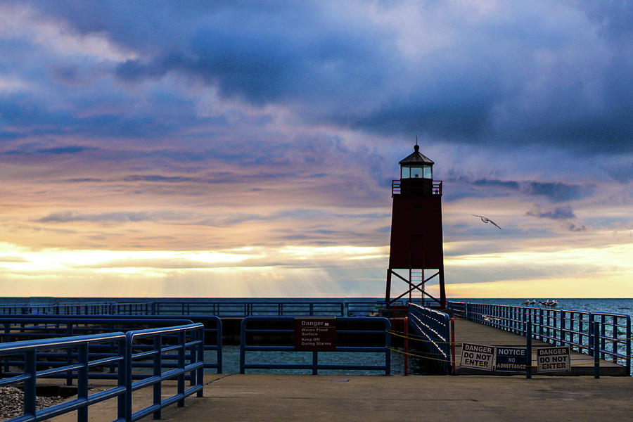 Charlevoix South Pier Lighthouse 5 Photograph by Missie Mellen - Fine ...