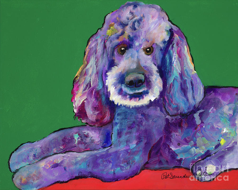 Charley Painting by Pat Saunders-White
