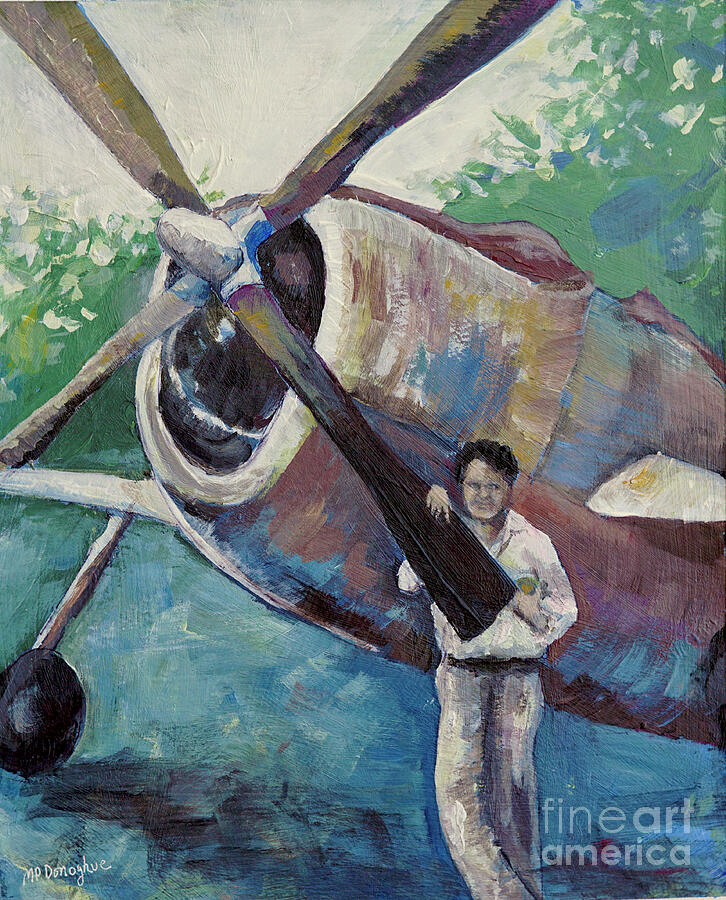 Charlie 1944 Painting by Patty Donoghue