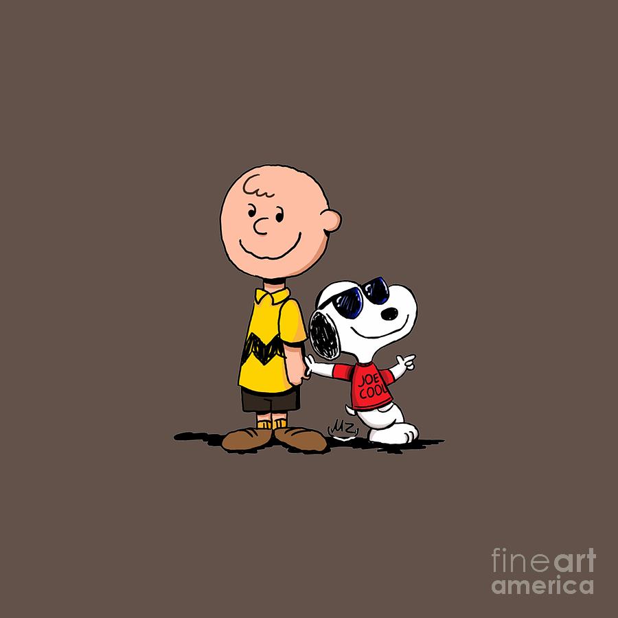 Charlie Brown Snoopy Digital Art by Wily Alien Fine Art America
