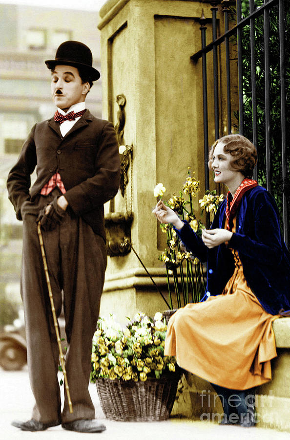 Charlie Chaplin in Color Photograph by Doc Braham