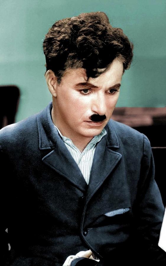 Hollywood Photograph - Charlie Chaplin in Modern Times by Movie World Posters
