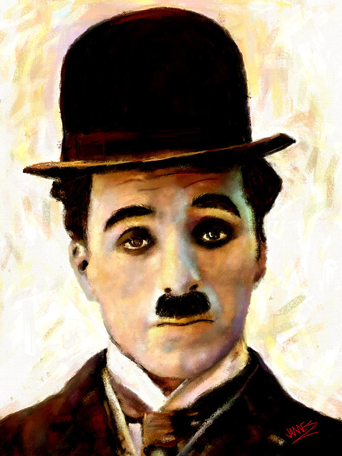 Charlie Chaplin Digital Art by James Shepherd | Fine Art America