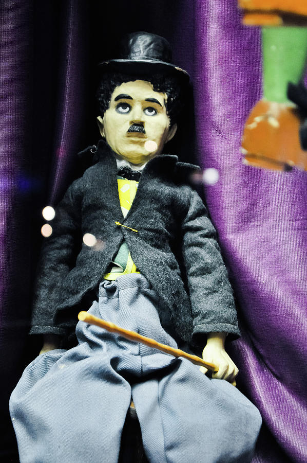 Vintage Photograph - Charlie Chaplin Marionette by Kyle Hanson
