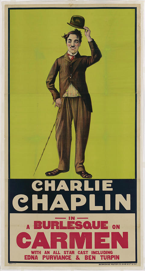 Charlie Chaplin Movie Poster Photograph by James DeFazio