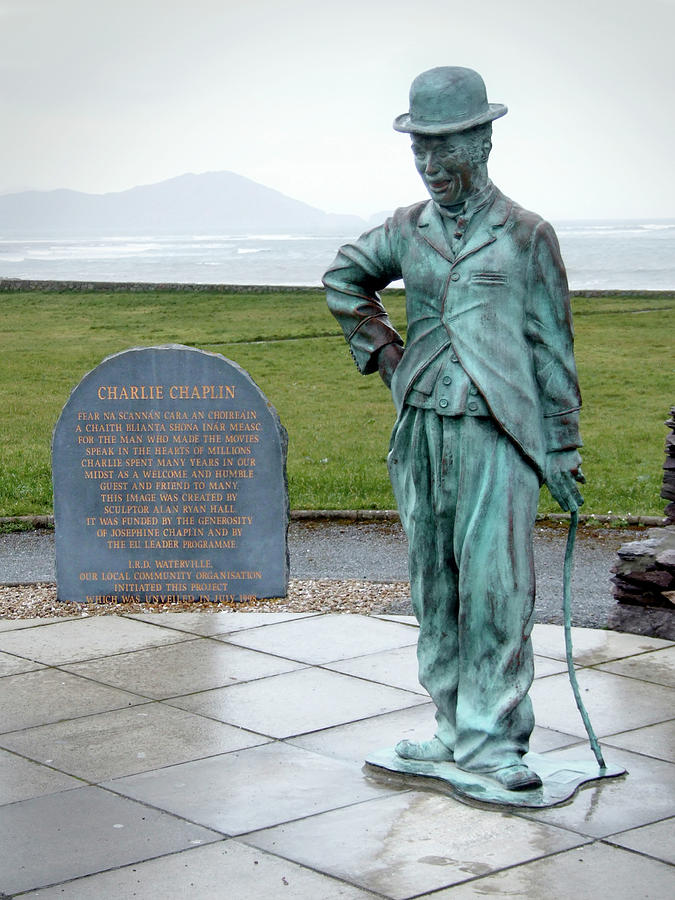 Charlie Chaplin Statue  Ireland Photograph by Mike McGlothlen