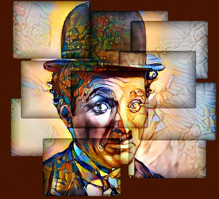 Charlie Chaplin Digital Art by Tautvydas Davainis - Fine Art America