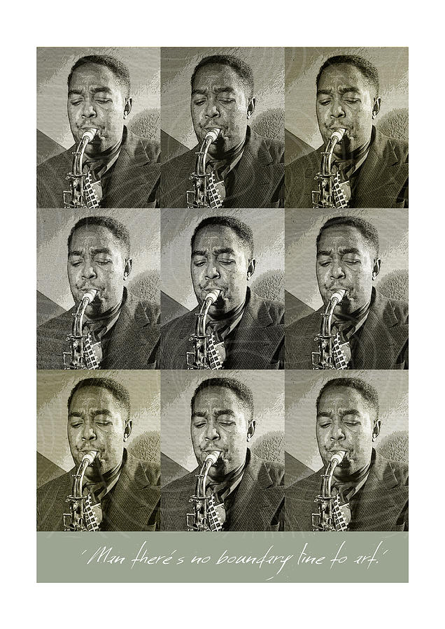 John Coltrane Digital Art - Charlie Parker - Music Heroes Series by Movie Poster Boy