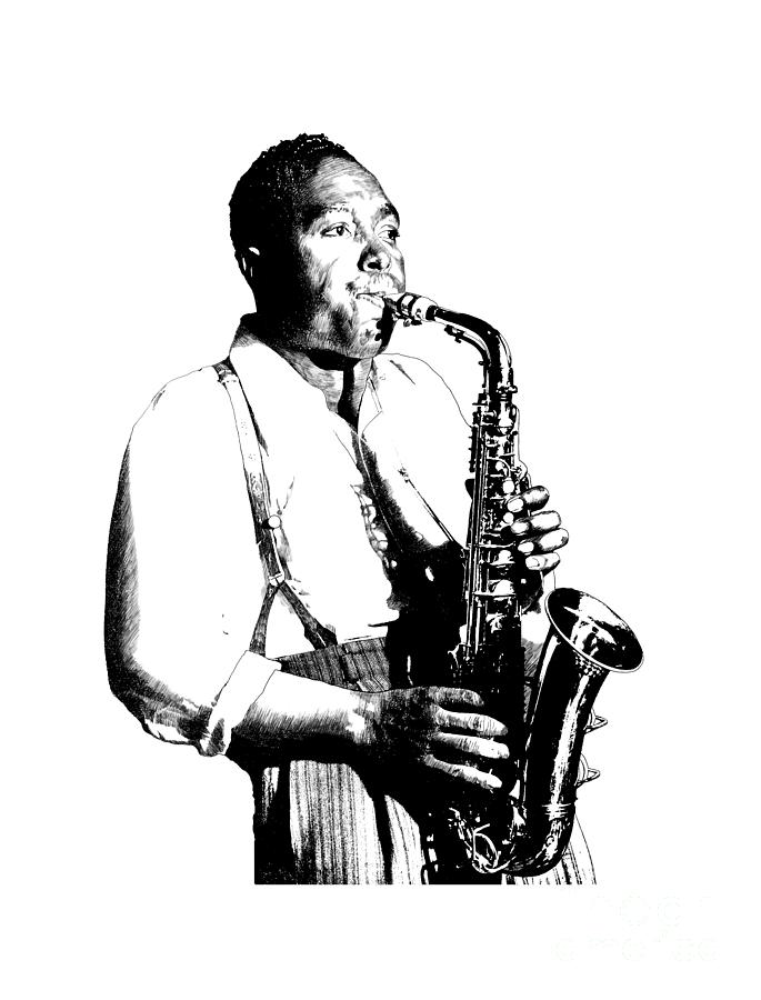 Charlie Parker Drawing by San Otake - Fine Art America