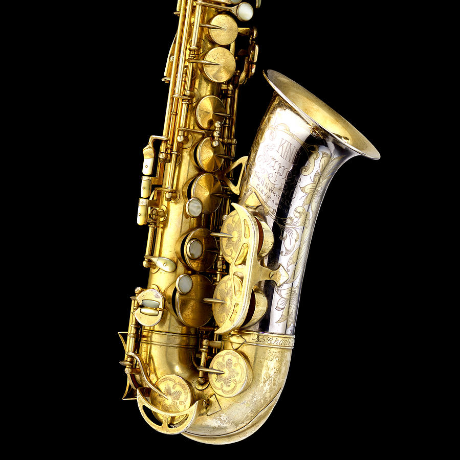 Charlie Parker Saxophone Detail by David Hinds
