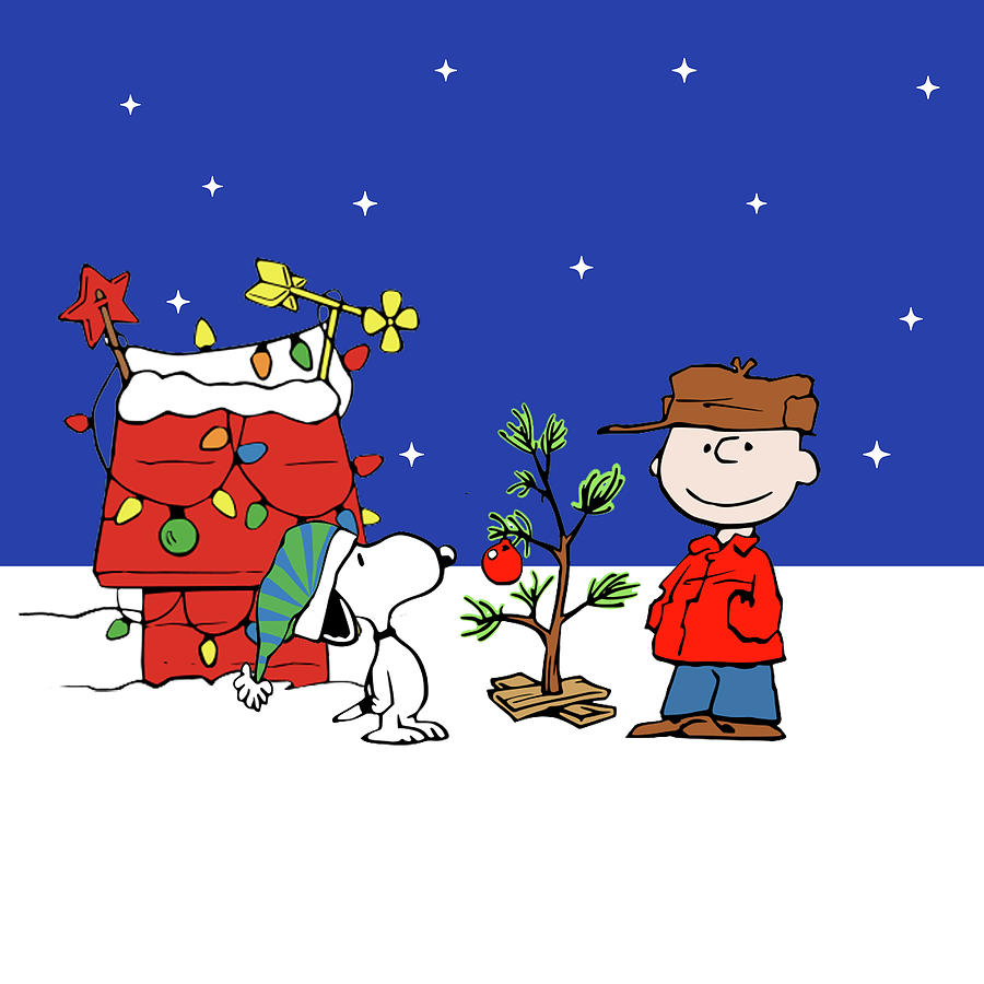Charlie Snoopy Happy Christmas Digital Art by Lil Boy - Pixels