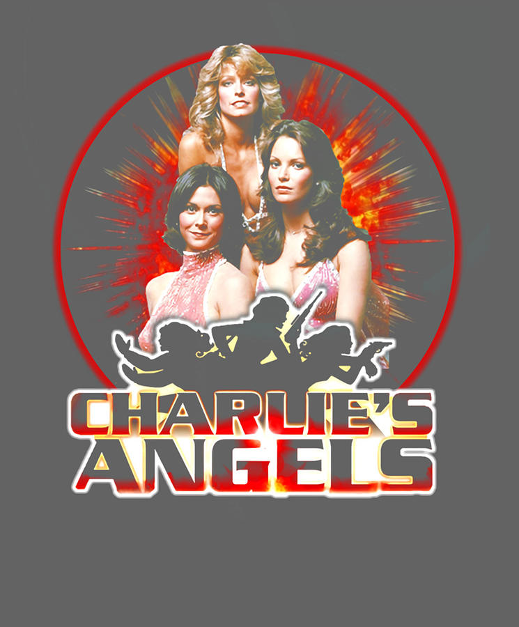 Charlies Angels Farrah Fawcett 70s TV Digital Art By Audrey Brown ...