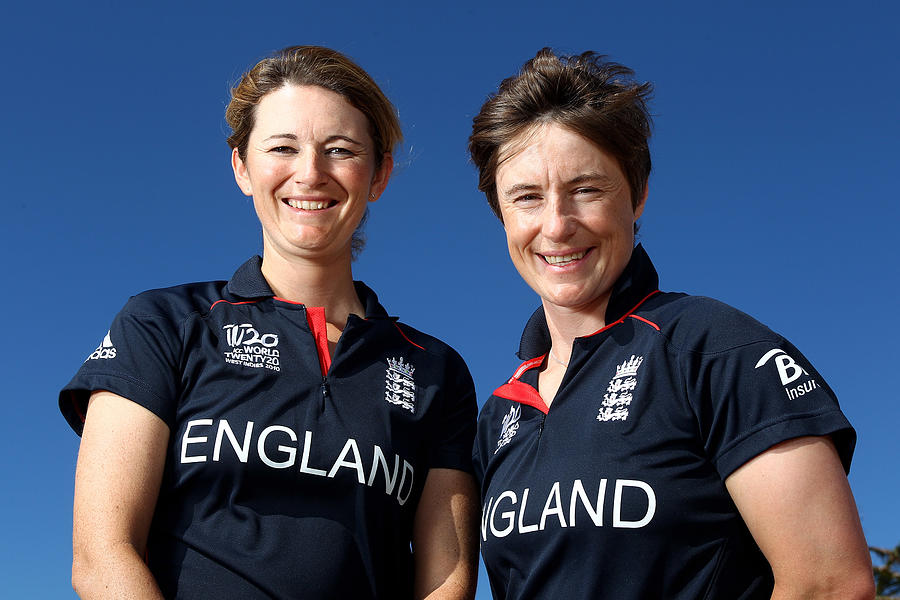 Charlotte Edwards And Claire Taylor Feature Photograph by Michael Steele