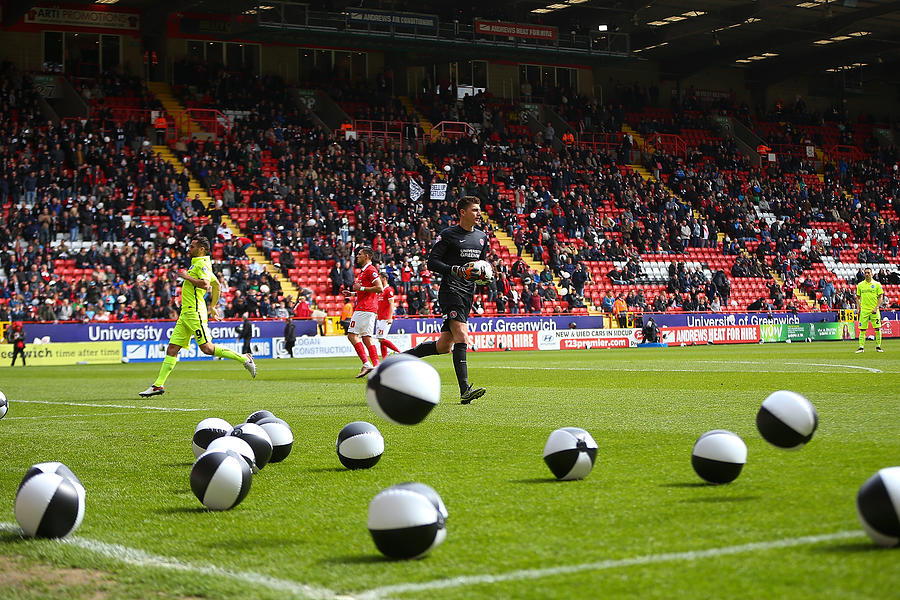 Charlton Athletic v Brighton and Hove Albion - Sky Bet Championship Photograph by Jordan Mansfield