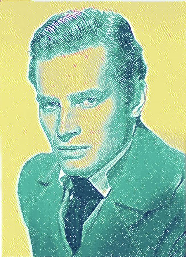 Charlton Heston Digital Art by M Sobalvarro