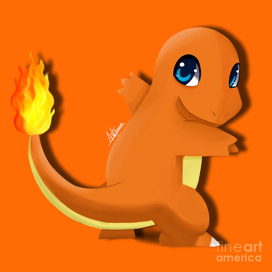 Charmander Digital Art by Juliart Jcmm