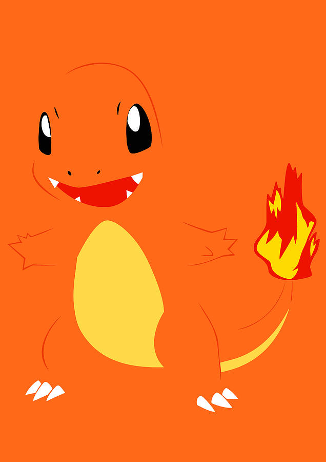 Charmander poster Charmander print Charmander art Pokemon Digital Art ...