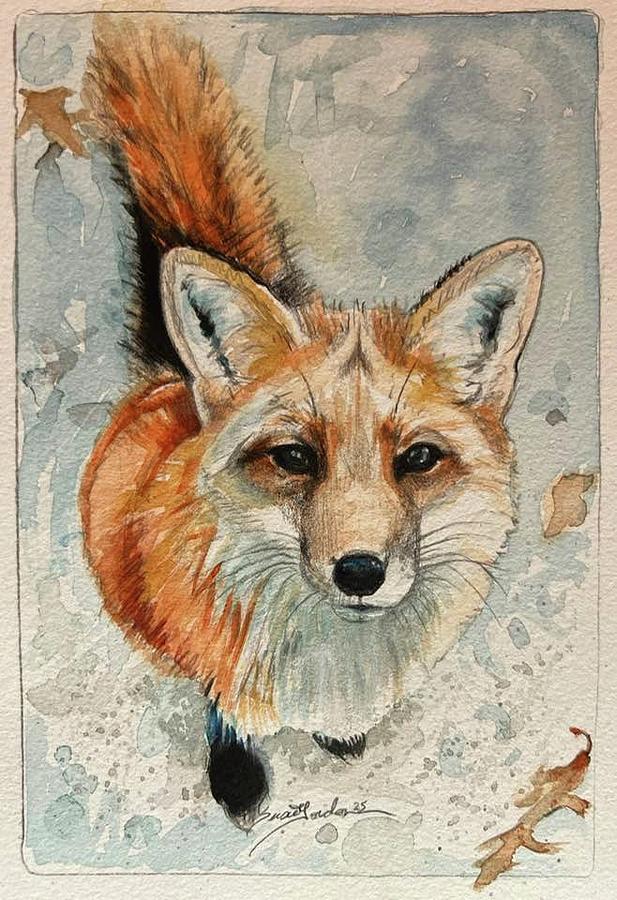 Fox Painting - Charmer Fox by Susie Gordon