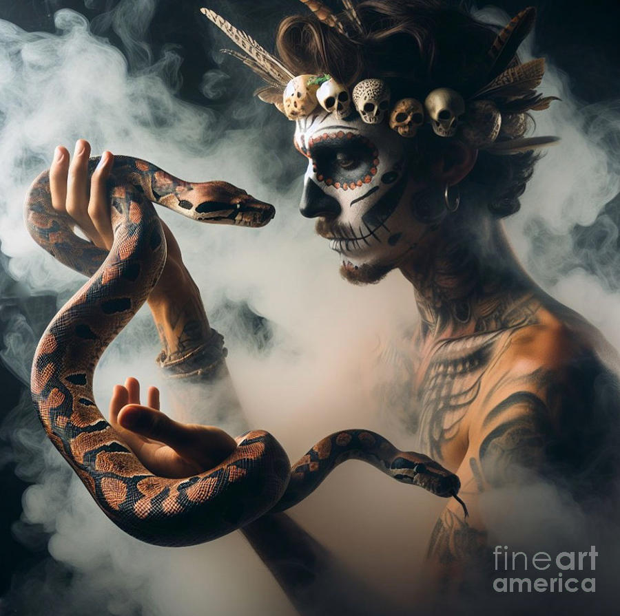 Snake Photograph - Charming 3 by Bob Christopher