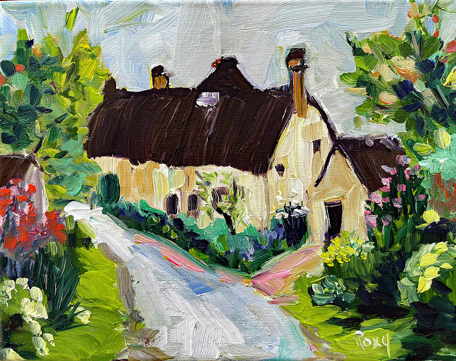 Charming Hideaway Painting by Roxy Rich