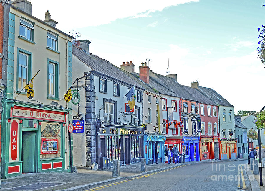 Charming Kilkenny Street Photograph by Tom Wurl