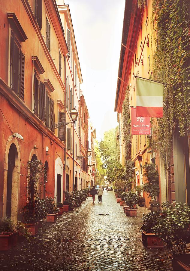 Charming Streets of Rome Photograph by Slawek Aniol - Fine Art America