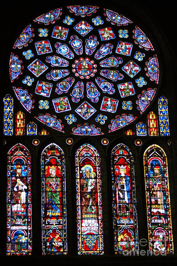 Chartres Rose Window Photograph by Christine Jepsen