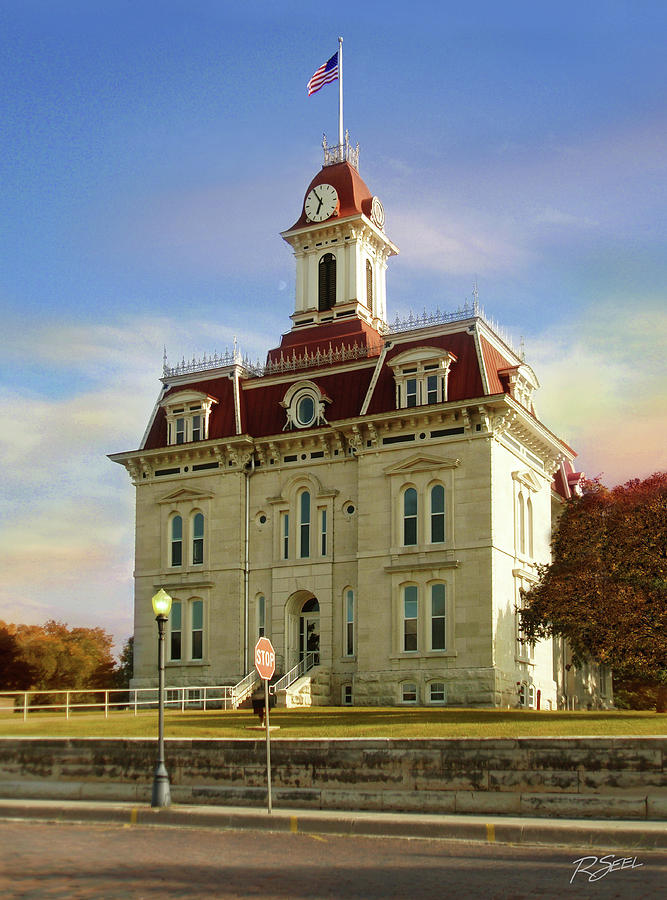 Chase County, Kansas Courthouse Photograph by Rod Seel