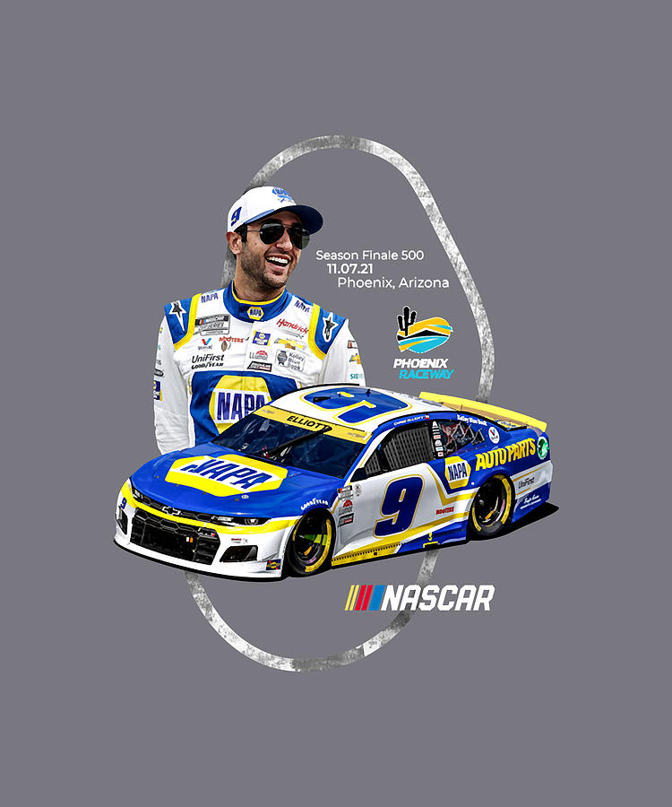 Chase Elliott Season Finale 2021 Digital Art by Kha Dieu Vuong - Fine ...