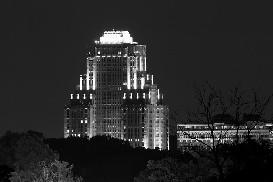 Chase Park Plaza from Art Hill Photograph by Scott Rackers