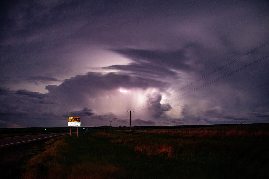 Chasing Night Tornadoes 001 Photograph by Dale Kaminski