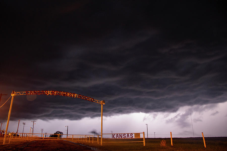Chasing Night Tornadoes 013 Photograph by Dale Kaminski
