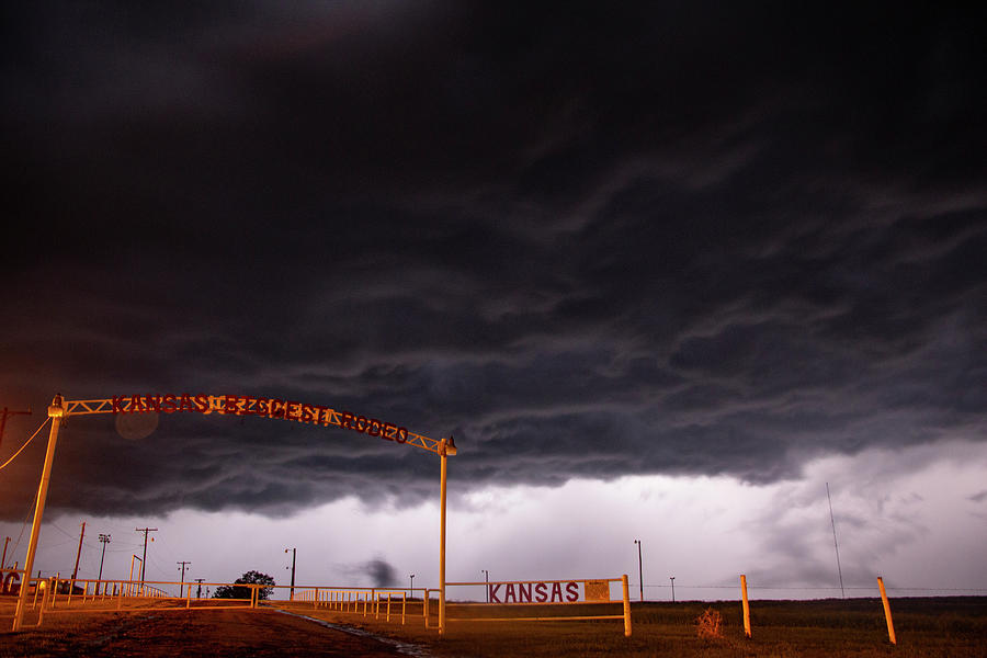 Chasing Night Tornadoes 016 Photograph by Dale Kaminski