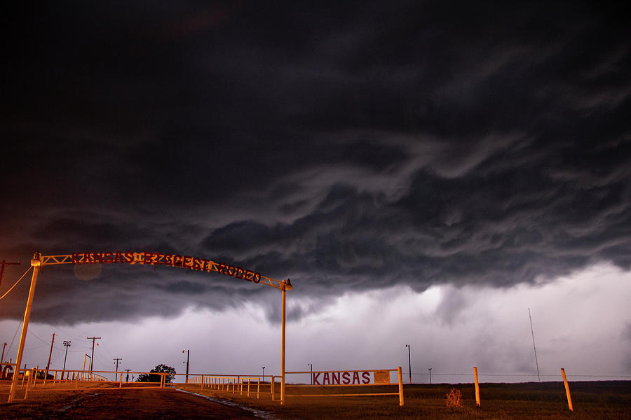 Chasing Night Tornadoes 017 Photograph by Dale Kaminski