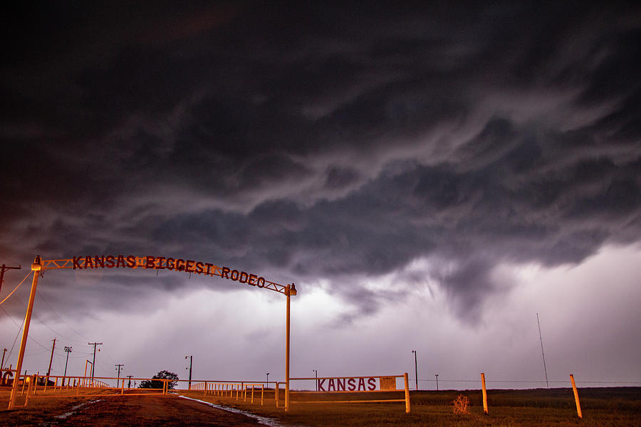 Chasing Night Tornadoes 021 Photograph by Dale Kaminski